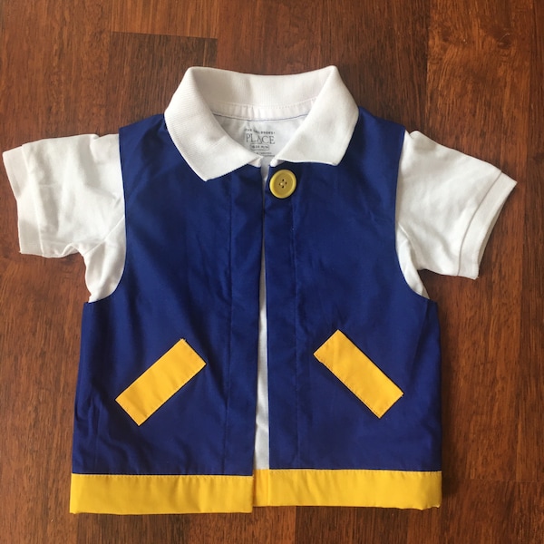 Baby & Toddler Size 6, 9 mo, 12-18 mo, 24 mo, 2  2T, 3T +++ Boy's  POKEMON Trainer - ASH Ketchum Costume  -  Cosplay - girls baby cosplay