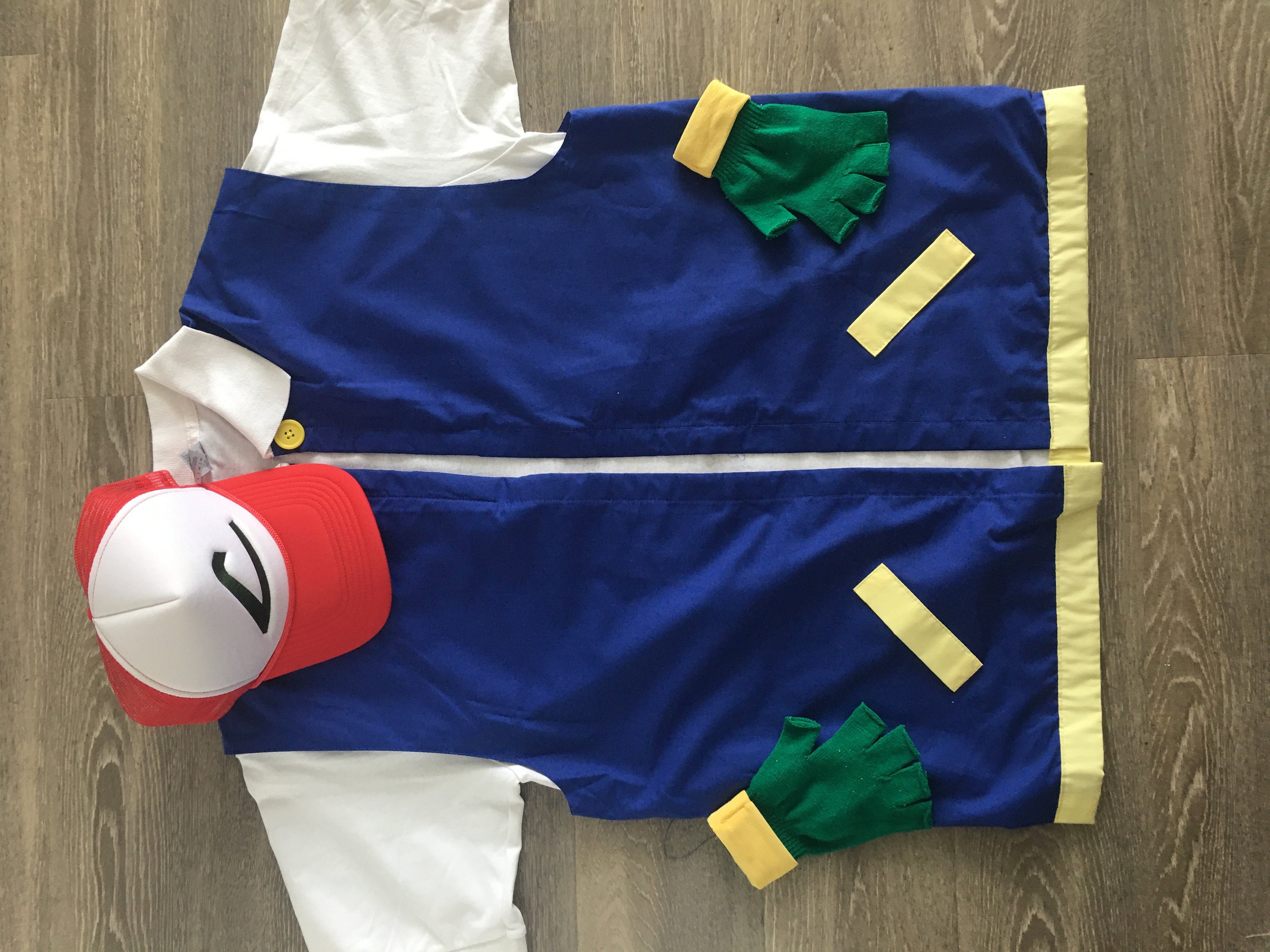 ANIME Trainer Costume - Adult Unisex SMALL - Ash Ketchum cosplay
