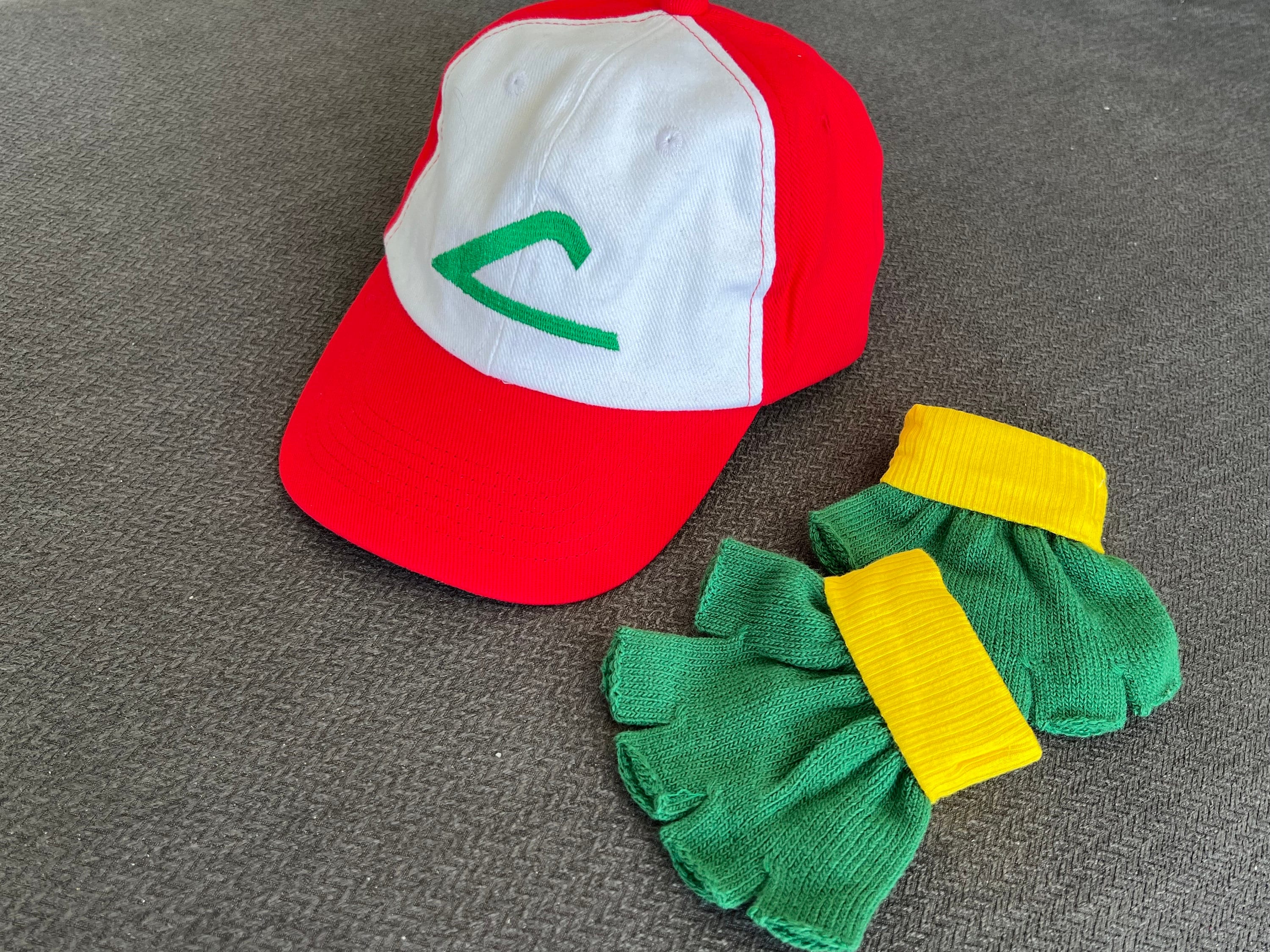子供用 - 4点 ポケモントレーナー サトシ コスプレコスチューム - 帽子