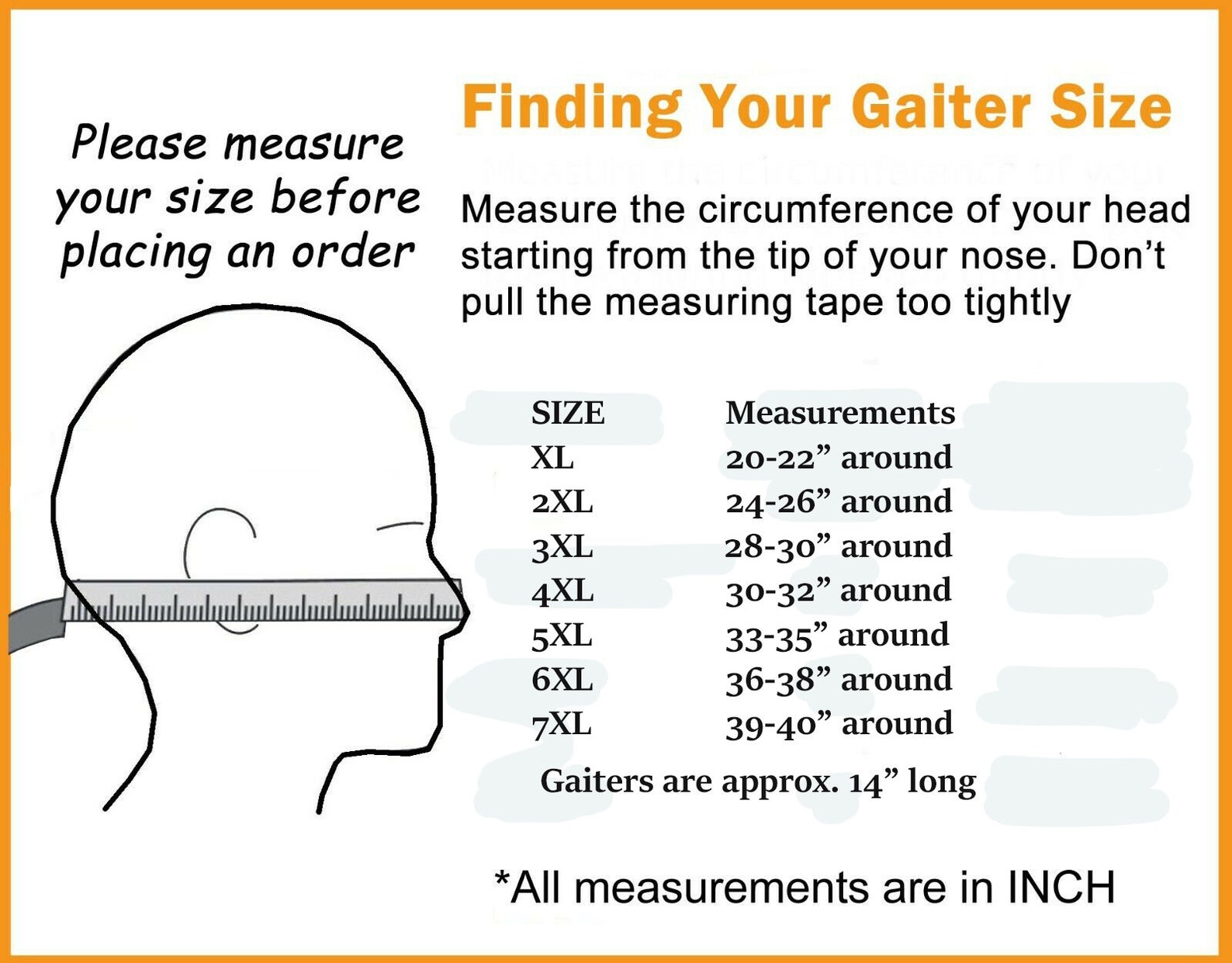 XL 2XL 3XL Extra Large Neck Gaiter Face Cover Stretch Etsy