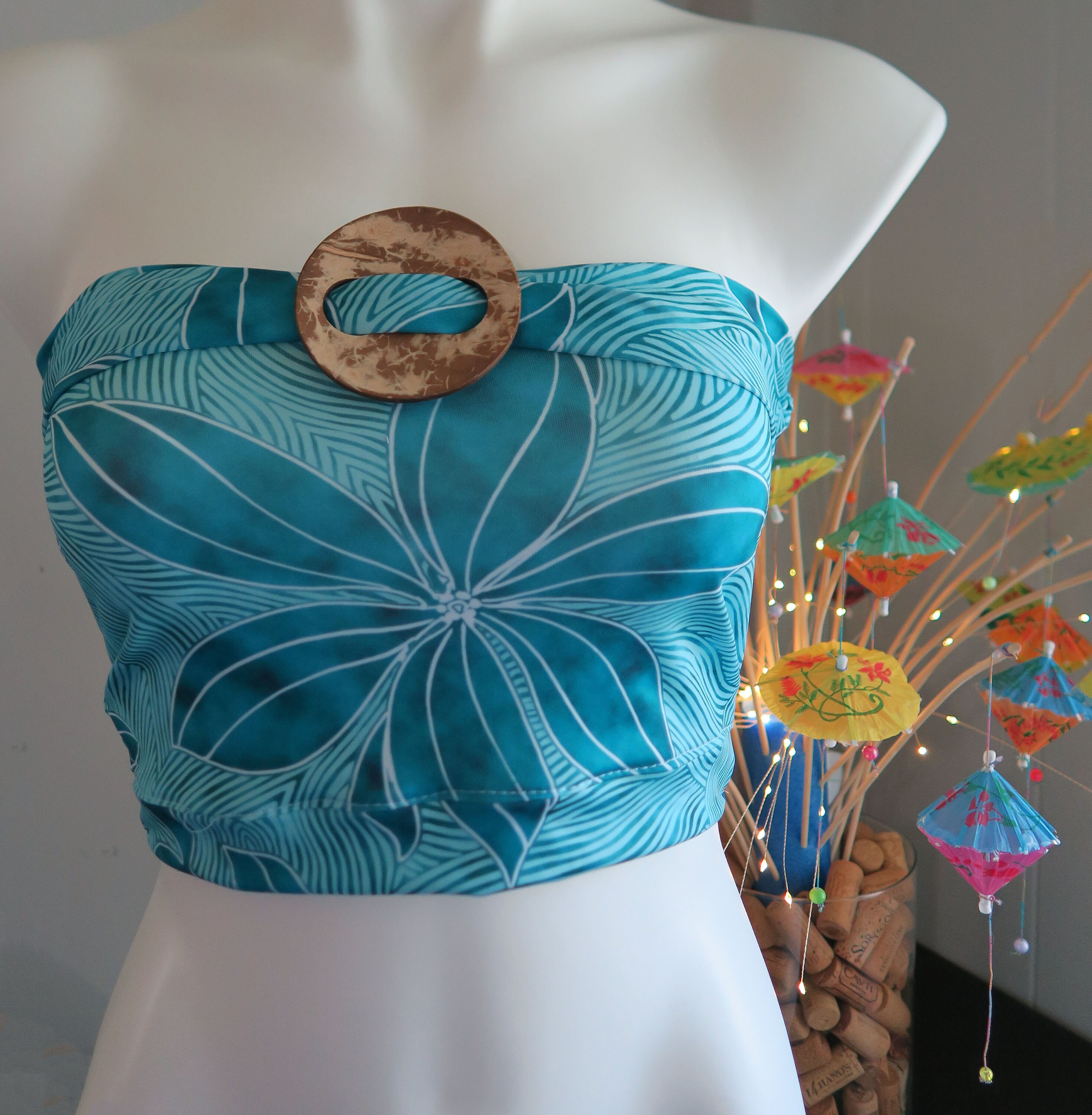 Hawaiian Aloha Tube Top All Sizes Real Coconut Shell - Etsy
