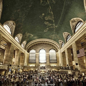 New York Photography - Grand Central Station, NYC photo,  Fine Art Photography, New York Architecture, 8x10 Photo, Manhattan, New York