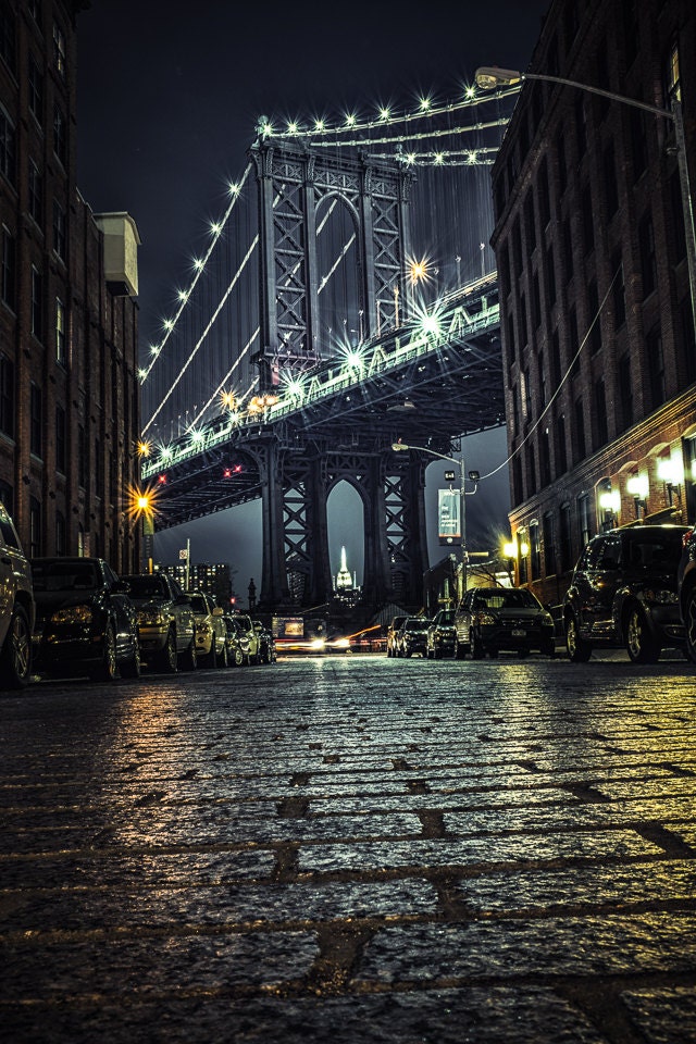 Nyc Photography Manhattan Bridge New York Art Print Nyc Etsy