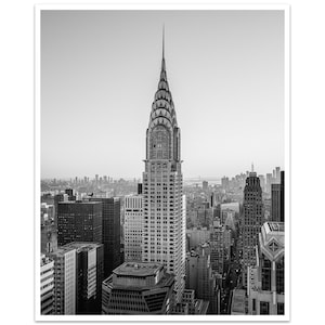 NYC Photography, Chrysler Building, New York Art Print, New York Photography, NYC Urban Art, Home Decor, Chrysler Building Photo