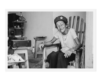 Cuba photography, Grandma with a cigarette, Cuba travel photography, Cuban decor, wall art, street photography, home decor, 8x12 photo
