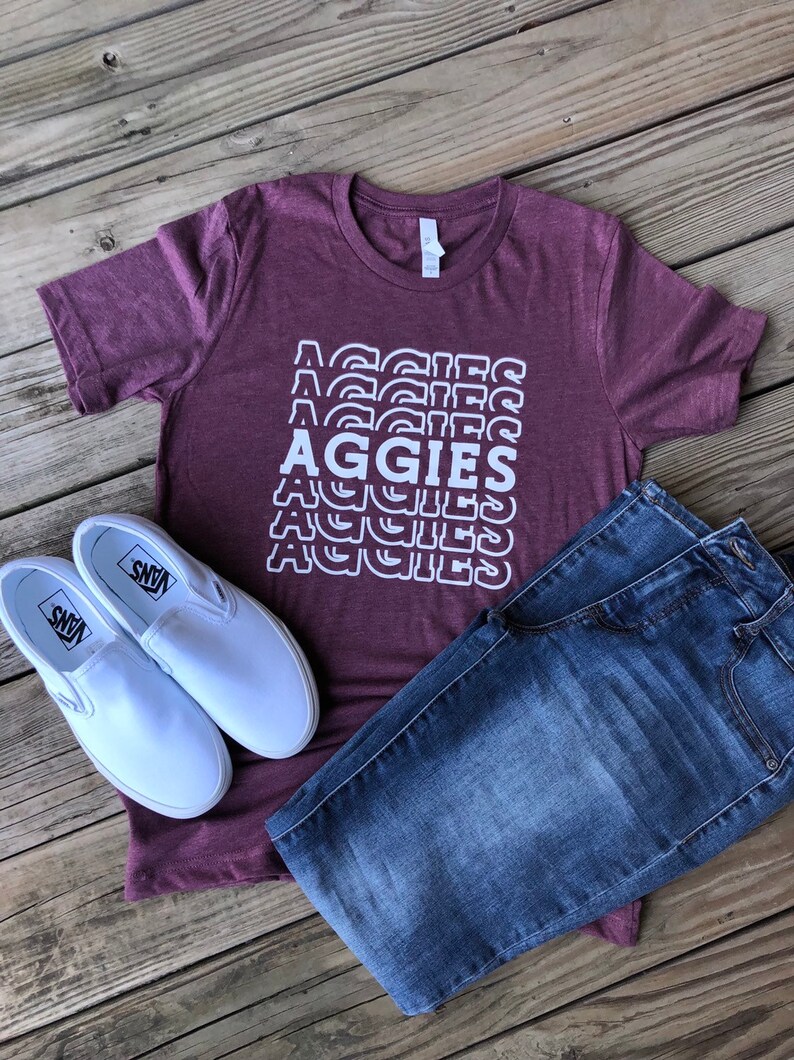 Aggies shirt spirit shirt Football t-shirt team spirit shirt