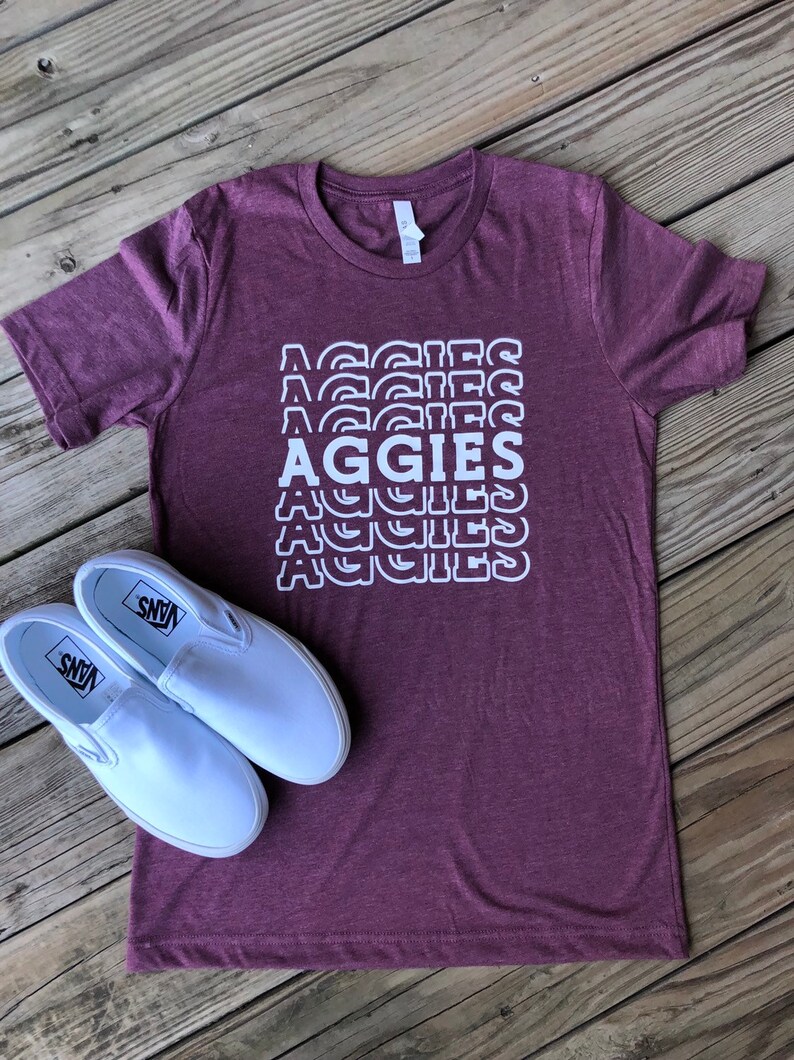 Aggies shirt spirit shirt Football t-shirt team spirit shirt