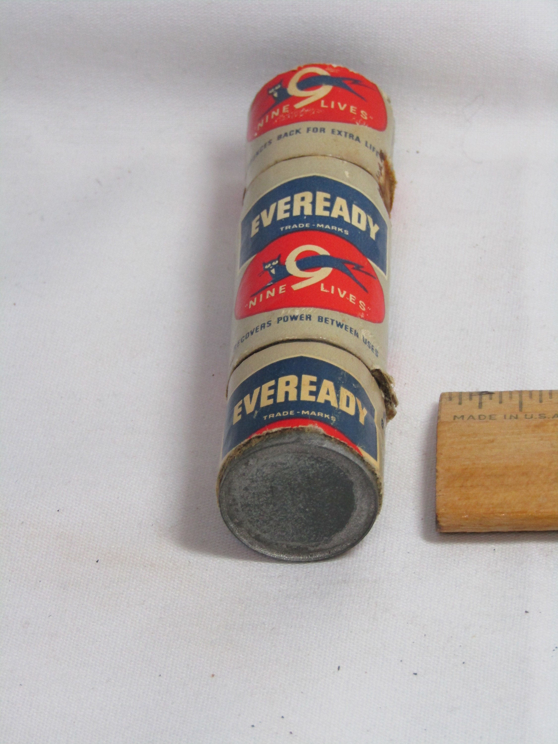 Vintage Eveready Battery 2 Cells as One Dated Expire April Etsy