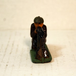 Vintage MilitärSoldaten Mann Figur - Maschinengewehr
