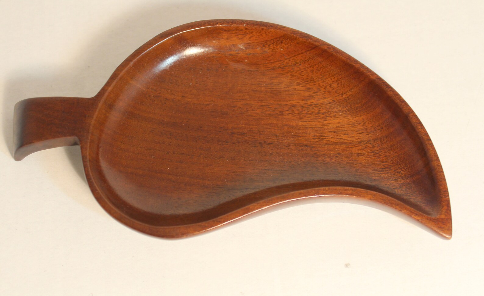 Vintage Wooden Nut Tray Made in Haiti Etsy