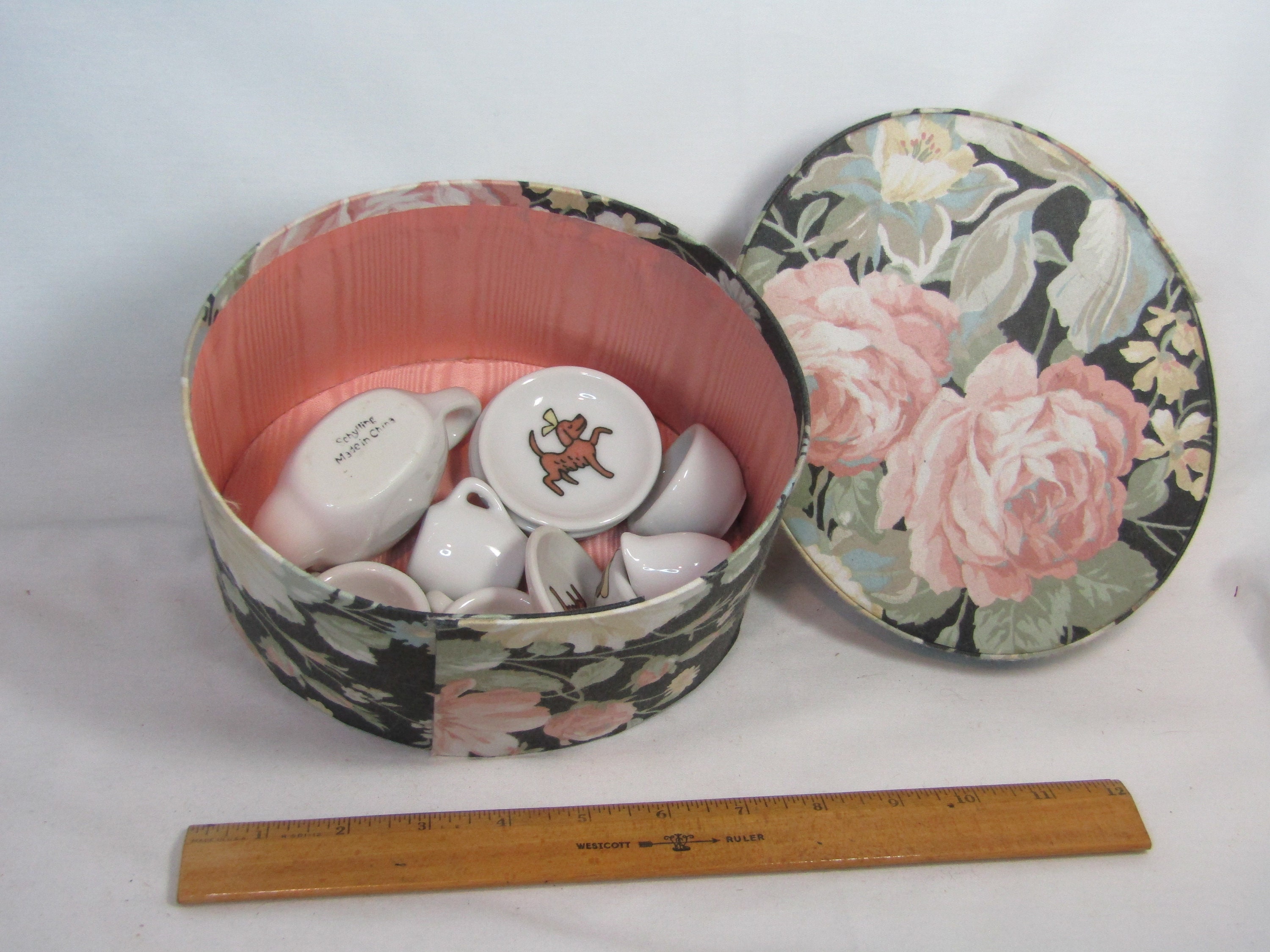 Vintage Madeline Schylling China Doll Tea Set Made in China Etsy