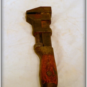 Vintage Billings Adjustable Wrench - Coes Wrench Co. Springfield Ma.