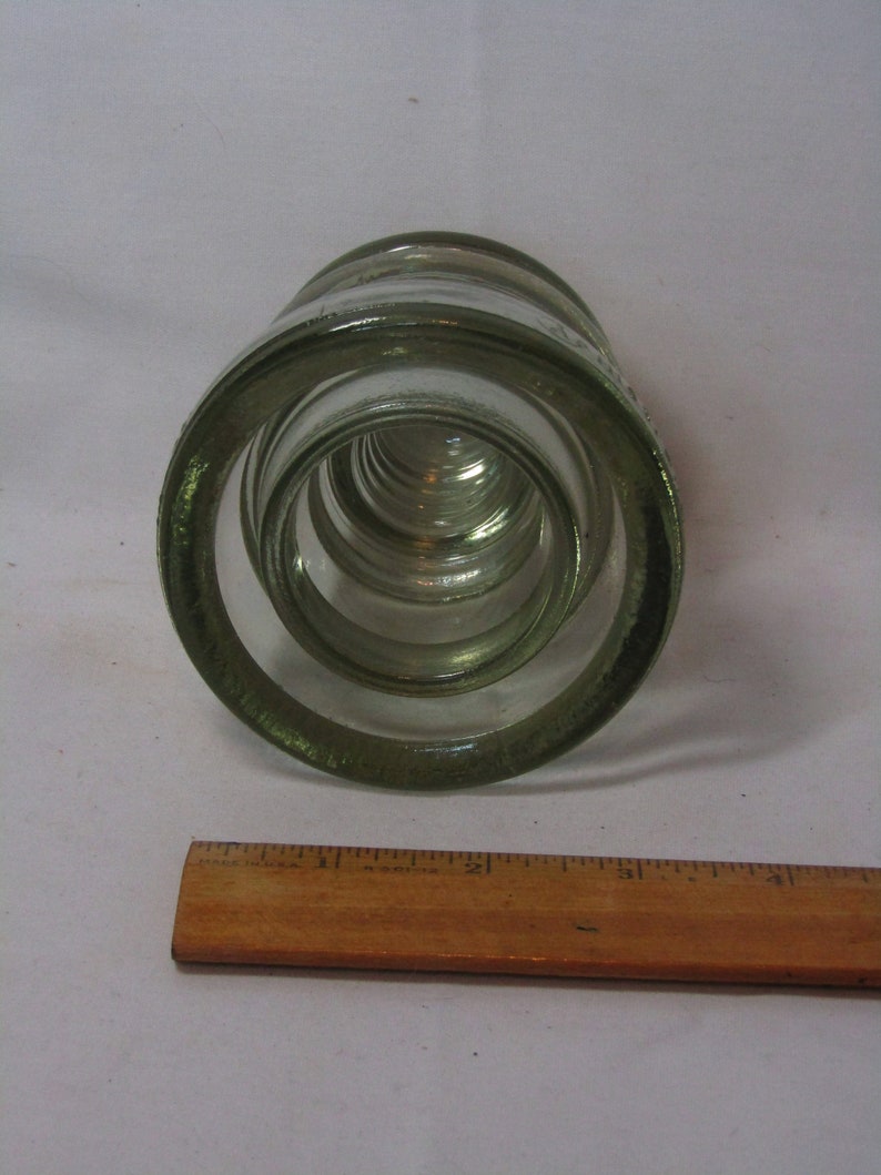 Vintage Armstrong Glass Wire Insulator Clear Etsy