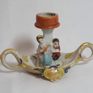Vintage Ceramic Candle Holder Made in Japan