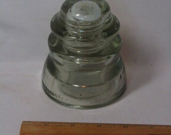 Vintage Armstrong GlasDraht Isolator - Klar