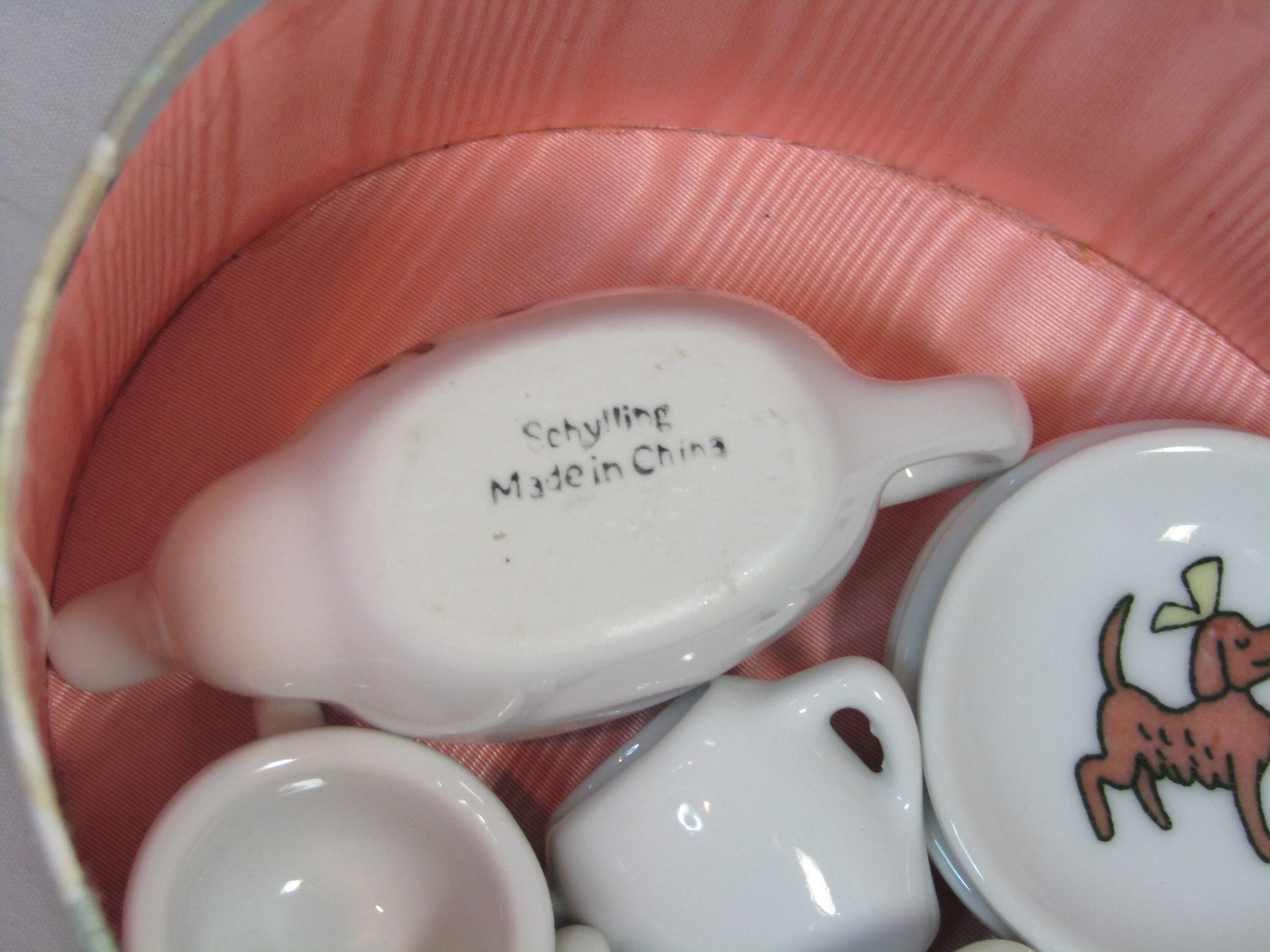 Vintage Madeline Schylling China Doll Tea Set Made in China Etsy