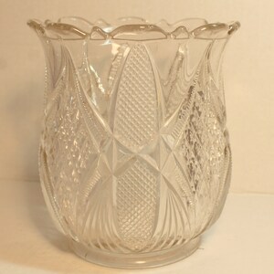 Vintage Molded Glass Vase