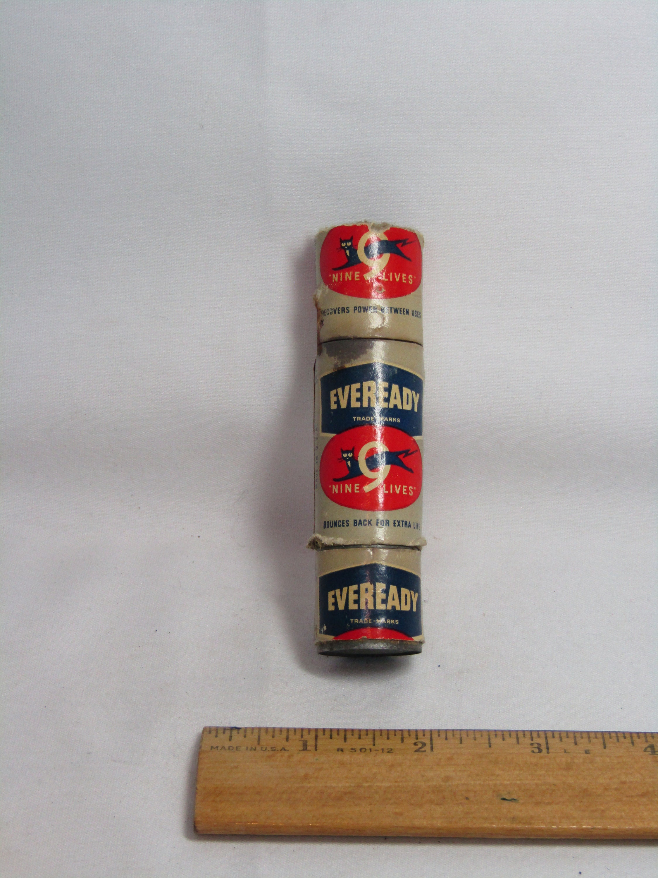 Vintage Eveready Battery 2 Cells as One Dated Expire April Etsy