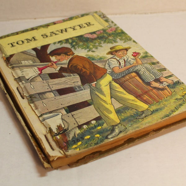 Vintage Kinderbuch Tom Sawyer Edition 1939