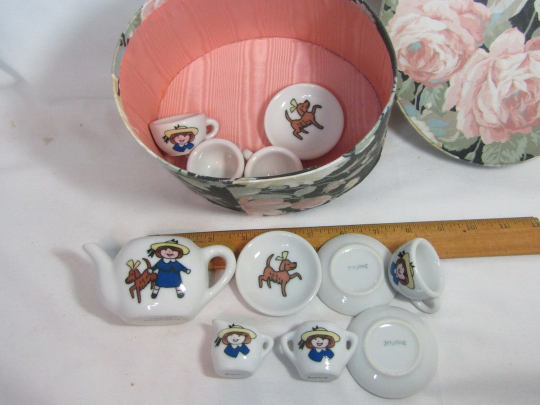 Vintage Madeline Schylling China Doll Tea Set Made in China Etsy