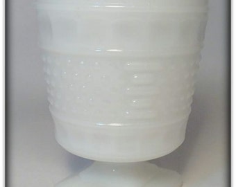 Vintage Milk Glass Goblet? Vase NAPCO 1180 Cleveland O. U.S.A.