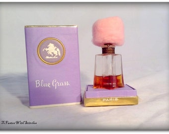 Vintage Elizabeth Arden 'Blue Grass' Perfume No.5301 Original New in Box 1/2 fl. oz. France