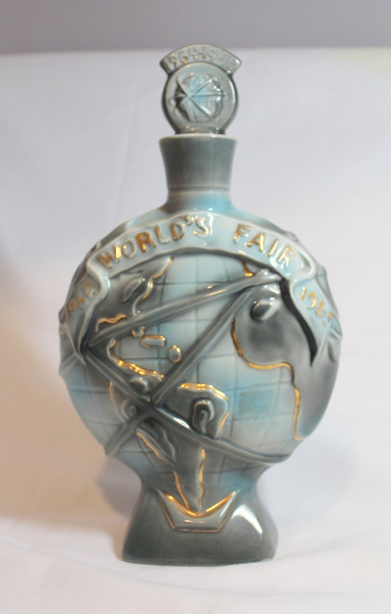 Vintage Jim Beam 1964-1965 World's Fair Uni-sphere Decanter Bottle