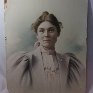 Vintage Photo Portrait of a Lady in Color