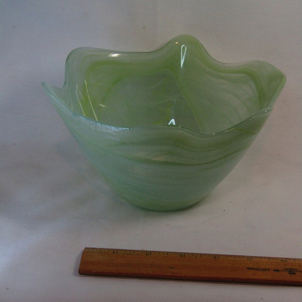 Recycled Glass Bowl Etsy