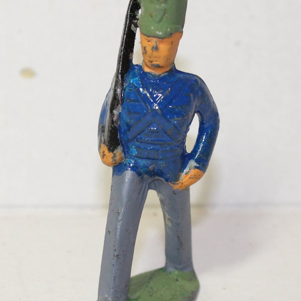 Vintage Cast Militia Guard Man Figure