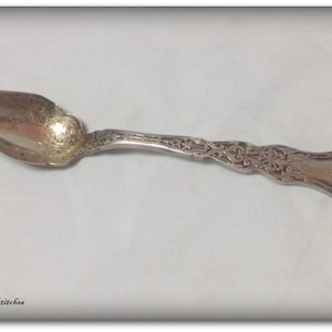 Vintage Rogers AA July 9 07 Fruit/Dessert Spoon Anchor Marks Alhambra Pattern