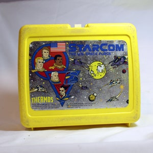Vintage Thermos &#39;StarCom : The US Space Force&#39; Lunchbox
