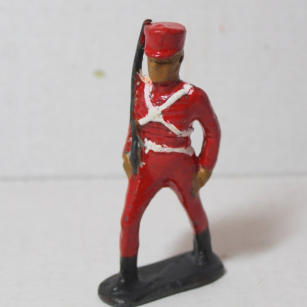 Vintage Cast Militia Guard Man Figure