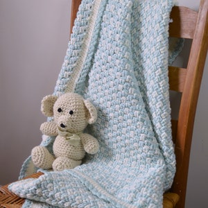 Easy Crochet Pattern Farmhouse Baby Blanket. DOWNLOAD NOW Makes a Wonderful Baby Shower Gift. Multiple Sizes Available in this Pattern image 3