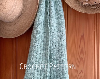 Easy Tunisian Crochet Cowl Pattern, Instant Download PDF Pattern to Print or Save. Crochet Planner Page Included with Pattern