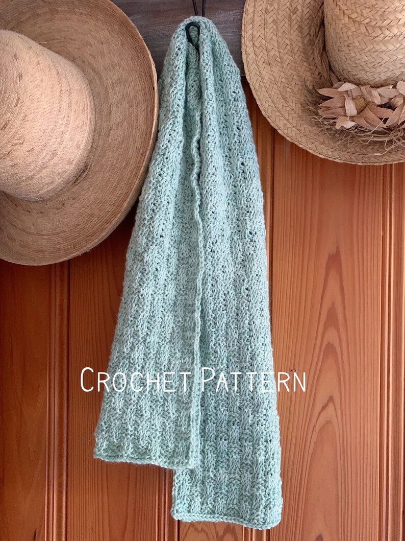 Easy Tunisian Crochet Cowl Pattern, Instant Download PDF Pattern to Print or Save. Crochet Planner Page Included with Pattern image 1