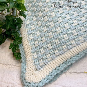 Easy Crochet Pattern Farmhouse Baby Blanket. DOWNLOAD NOW Makes a Wonderful Baby Shower Gift. Multiple Sizes Available in this Pattern image 7