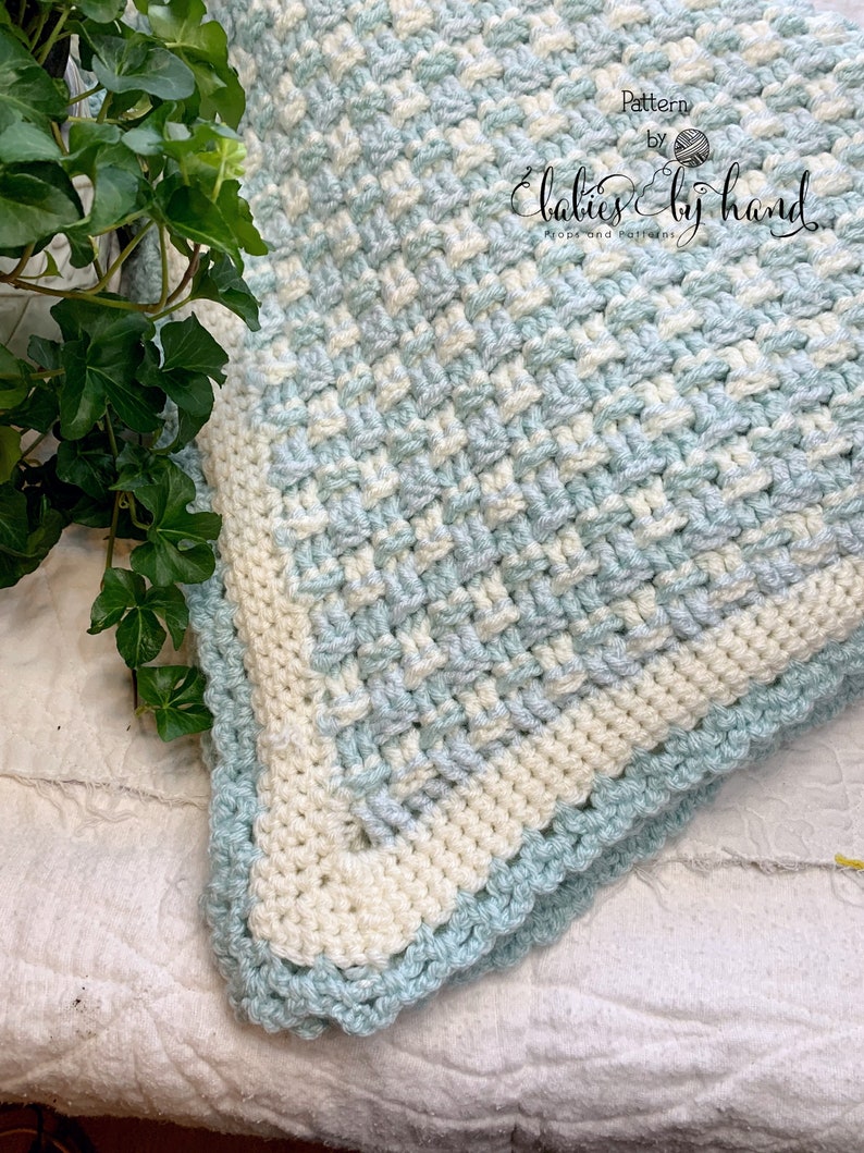 Easy Crochet Pattern Farmhouse Baby Blanket. DOWNLOAD NOW Makes a Wonderful Baby Shower Gift. Multiple Sizes Available in this Pattern image 7