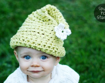 Patrón de gorro de hada para bebé a crochet, ideal para principiantes (patrón PDF)