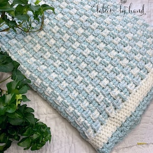 Easy Crochet Pattern Farmhouse Baby Blanket. DOWNLOAD NOW Makes a Wonderful Baby Shower Gift. Multiple Sizes Available in this Pattern image 5