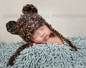 EASY Crochet Baby Hat Pattern **PDF Pattern**  Fast and Easy Crochet Bear Hat Pattern and Free Video Tutorial DOWNLOAD Now