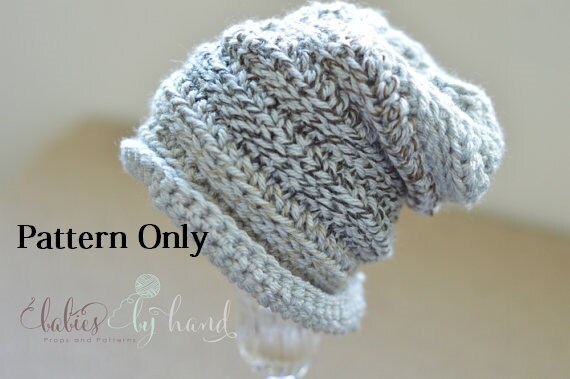 tunisian crochet hat