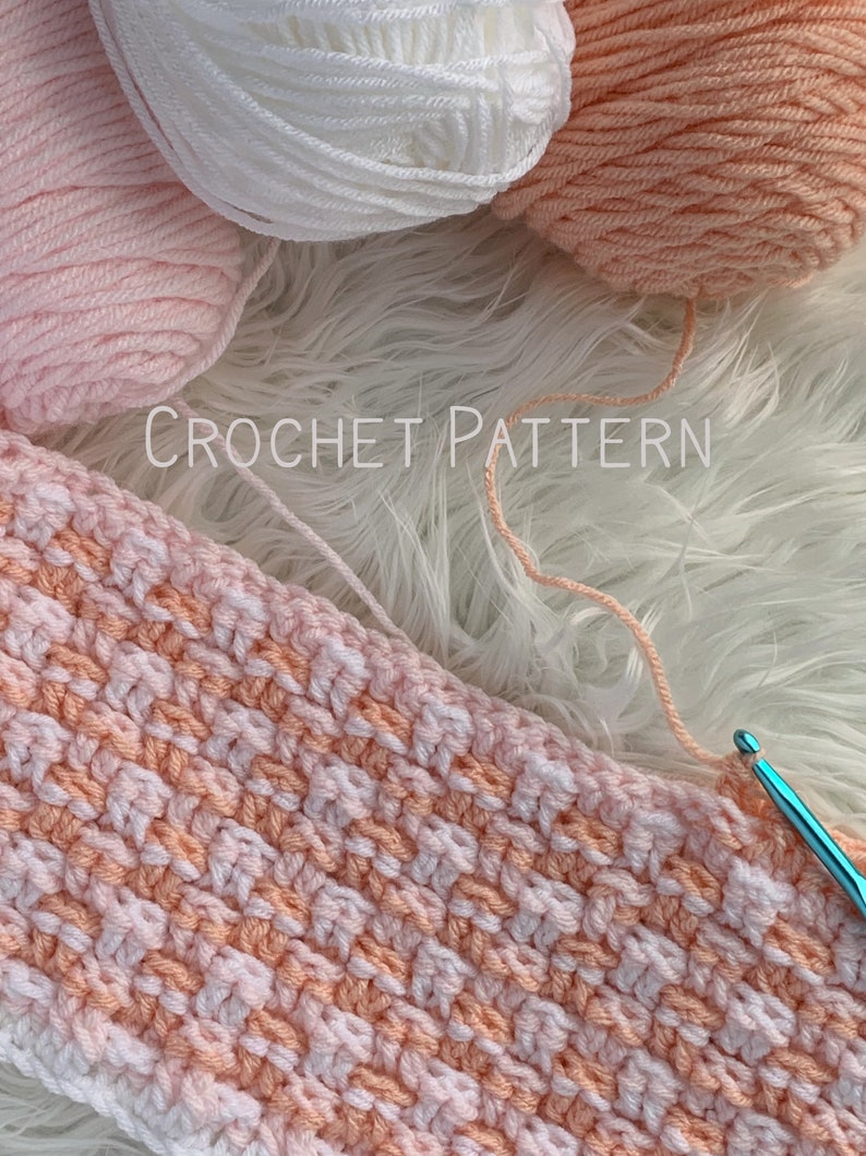 Easy Crochet Pattern Farmhouse Baby Blanket. DOWNLOAD NOW Makes a Wonderful Baby Shower Gift. Multiple Sizes Available in this Pattern image 4
