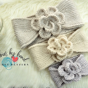 Make a Tunisian Crochet Headband, It's a Quick and Easy Gift. Instant Download PDF Crochet Pattern in Sizes Newborn to Adult