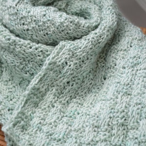 Easy Tunisian Crochet Cowl Pattern, Instant Download PDF Pattern to Print or Save. Crochet Planner Page Included with Pattern image 8