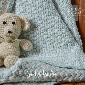 Easy Crochet Pattern Farmhouse Baby Blanket. DOWNLOAD NOW Makes a Wonderful Baby Shower Gift. Multiple Sizes Available in this Pattern image 6