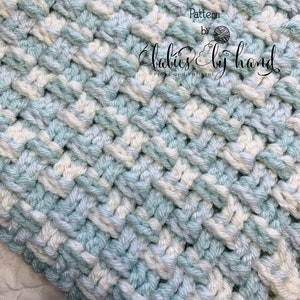 Easy Crochet Pattern Farmhouse Baby Blanket. DOWNLOAD NOW  Makes a Wonderful Baby Shower Gift. Multiple Sizes Available in this Pattern