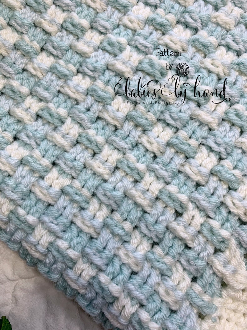 Easy Crochet Pattern Farmhouse Baby Blanket. DOWNLOAD NOW Makes a Wonderful Baby Shower Gift. Multiple Sizes Available in this Pattern image 1