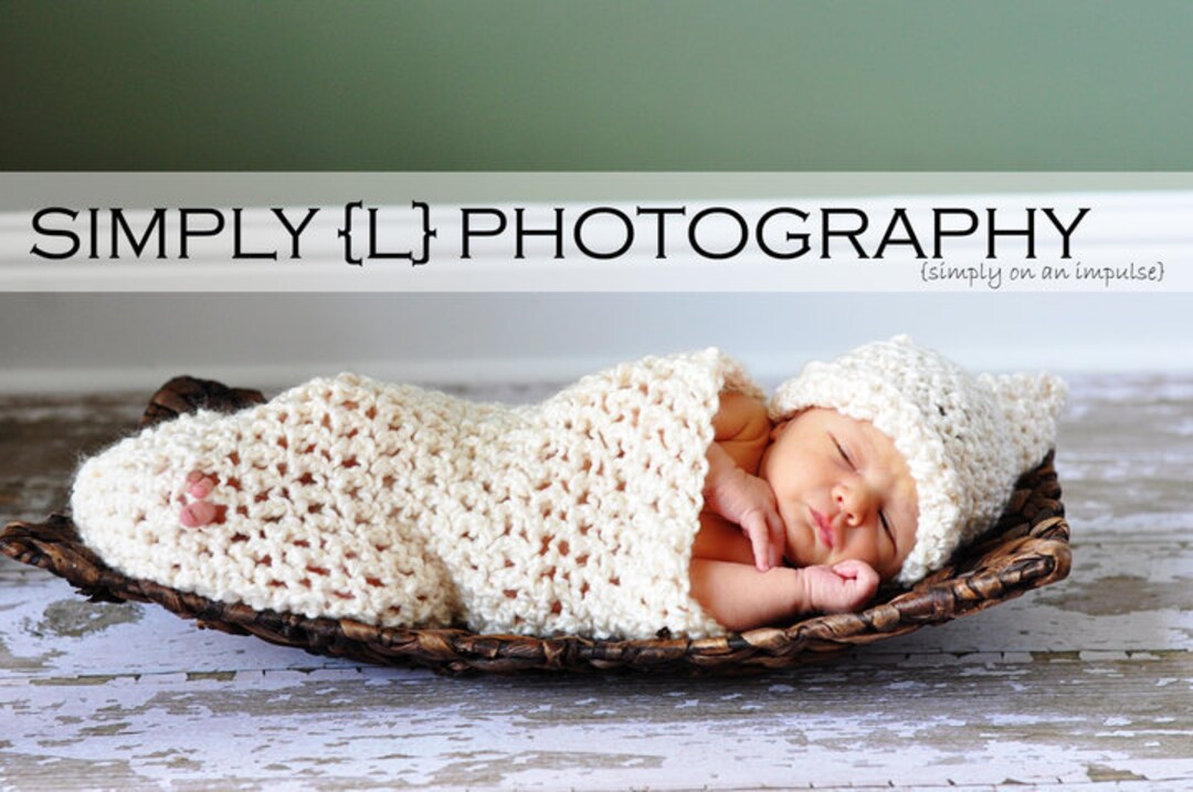 EASY Newborn Crochet Pattern Cocoon for Photography Instant Etsy