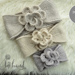 Make a Tunisian Crochet Headband, It&#39;s a Quick and Easy Gift. Instant Download PDF Crochet Pattern in Sizes Newborn to Adult